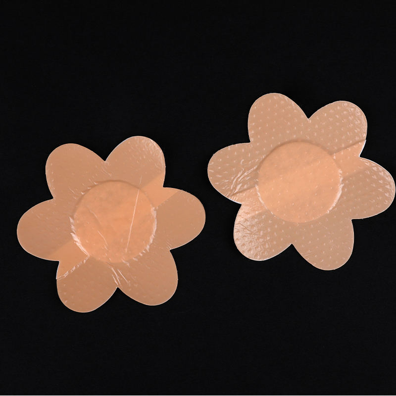 Мягкий и удобный силиконовый гелевый пластырь на грудь в форме цветка